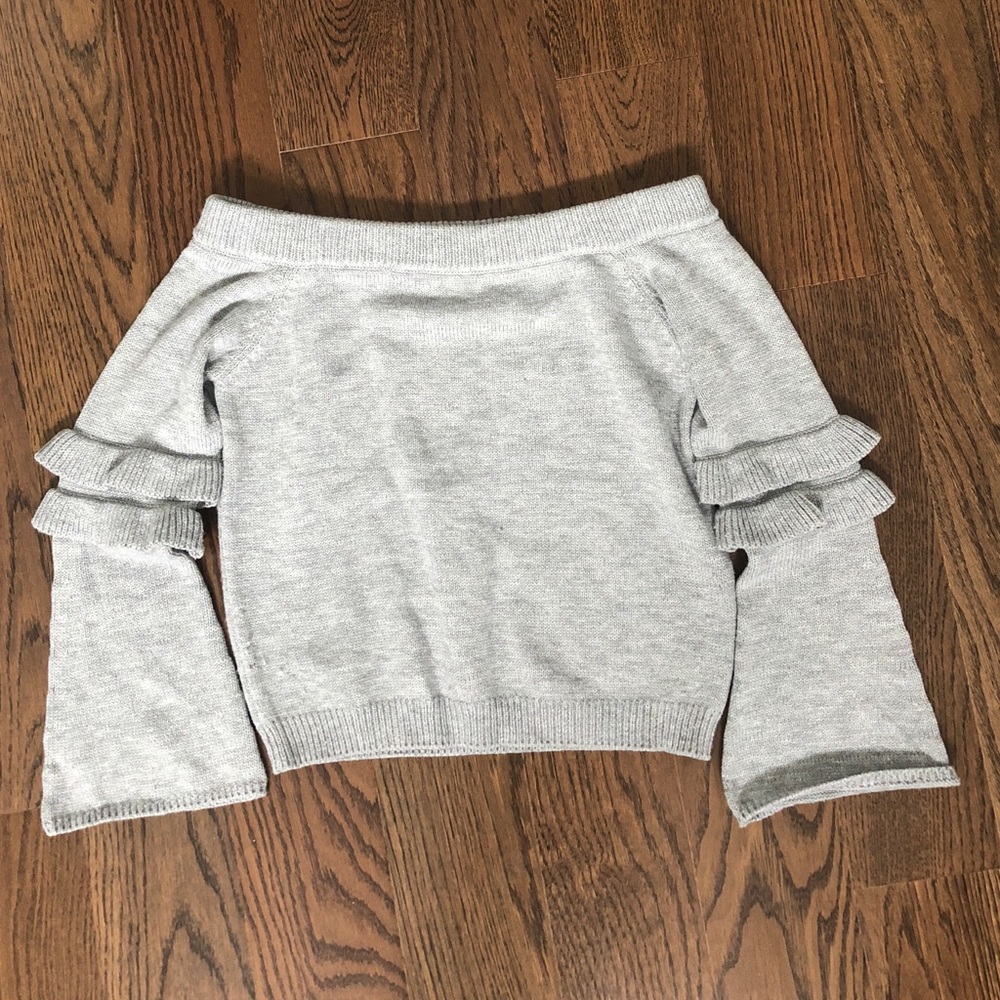 Off shoulder sweater